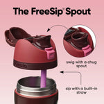 Owala FreeSip¬Æ Stainless Steel Insulated Bottle 24oz/700ml - Black Cherry