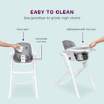 4moms High Chair - White & Grey