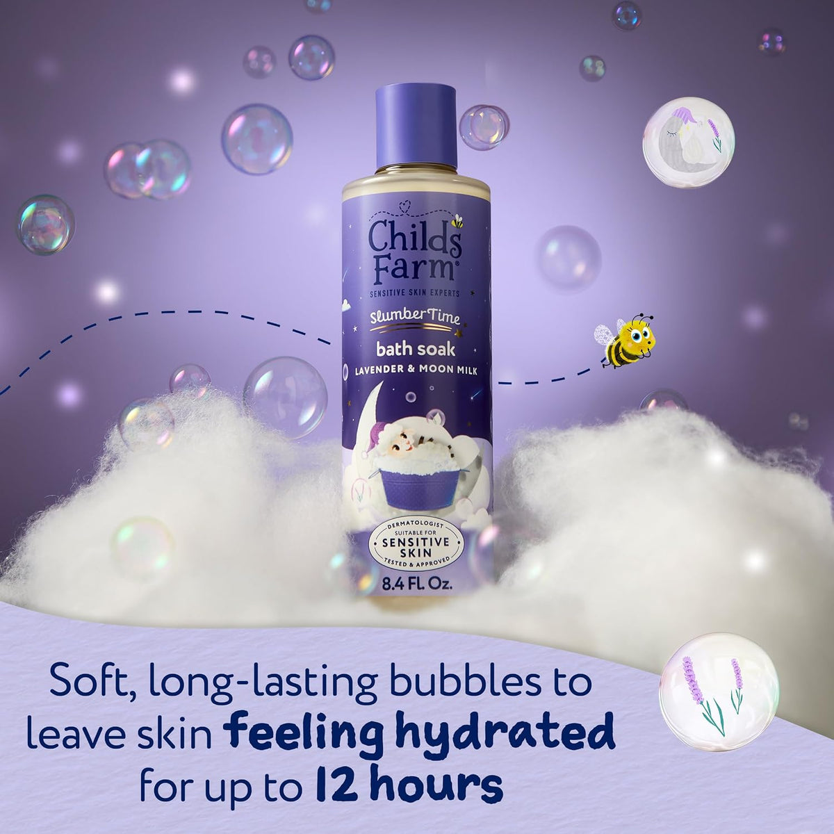 Childs Farm SlumberTime Bath Soak - Lavender & Moon Milk 250ml