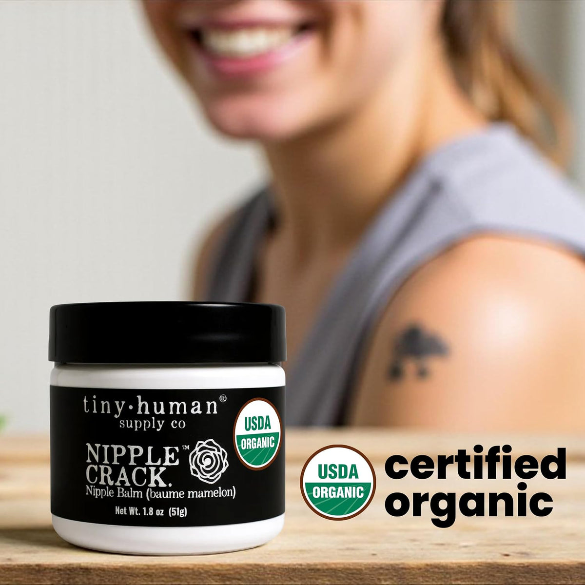 Tiny Human Organic Nipple Cream - Lanolin Free