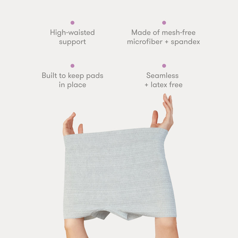 Frida Mom 8 pc Postpartum underwear - disposable panties, seamless and stretchy (28 - 42in)