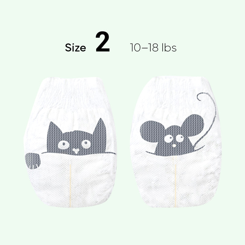 Parasol Clear+Dry Natural Diapers Size 2/S - 40x4pcs