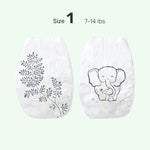 Parasol Clear+Dry Natural Diapers Size 1/NB - 44x4pcs