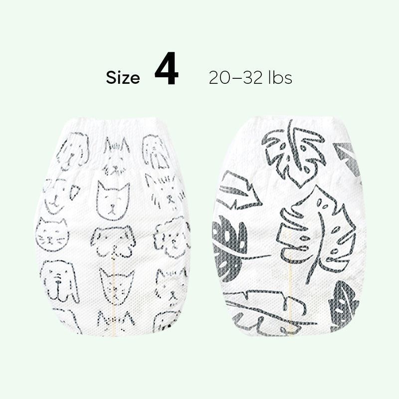 Parasol Clear+Dry Natural Diapers Size 4/L - 26x4pcs