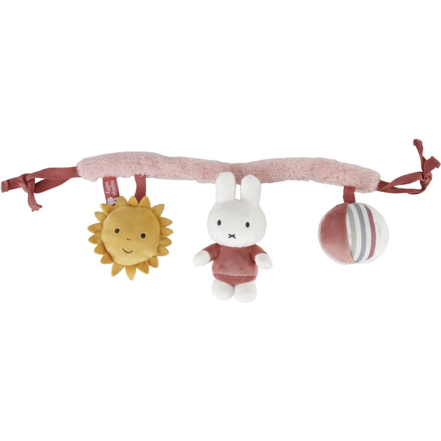 Tiamo Miffy Car seat toy Fluffy pink