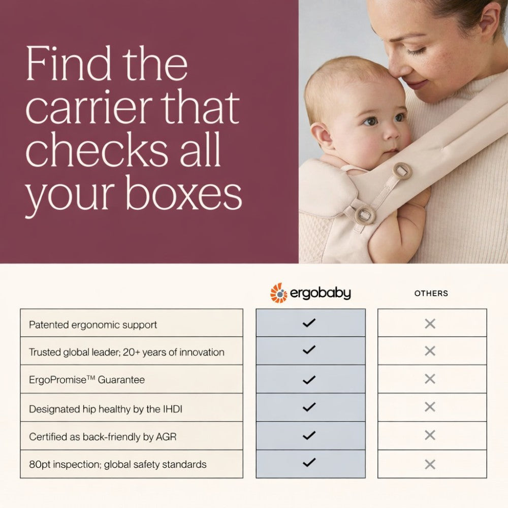 Omni Lite Baby Carrier - Pearl Grey