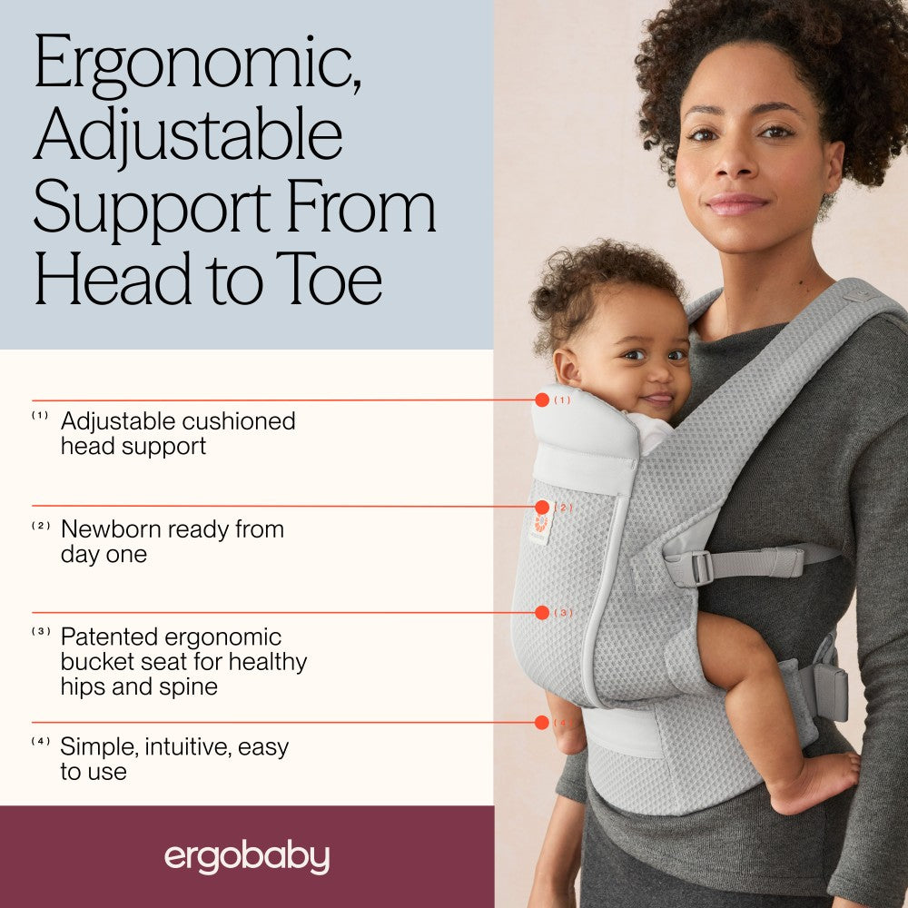 Omni Lite Baby Carrier - Pearl Grey