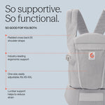 Omni Lite Baby Carrier - Pearl Grey