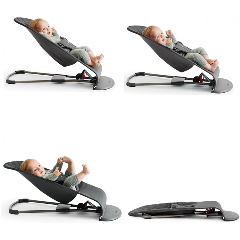 BabyBjorn 嬰兒搖椅 Bliss - 純棉經典絎縫款