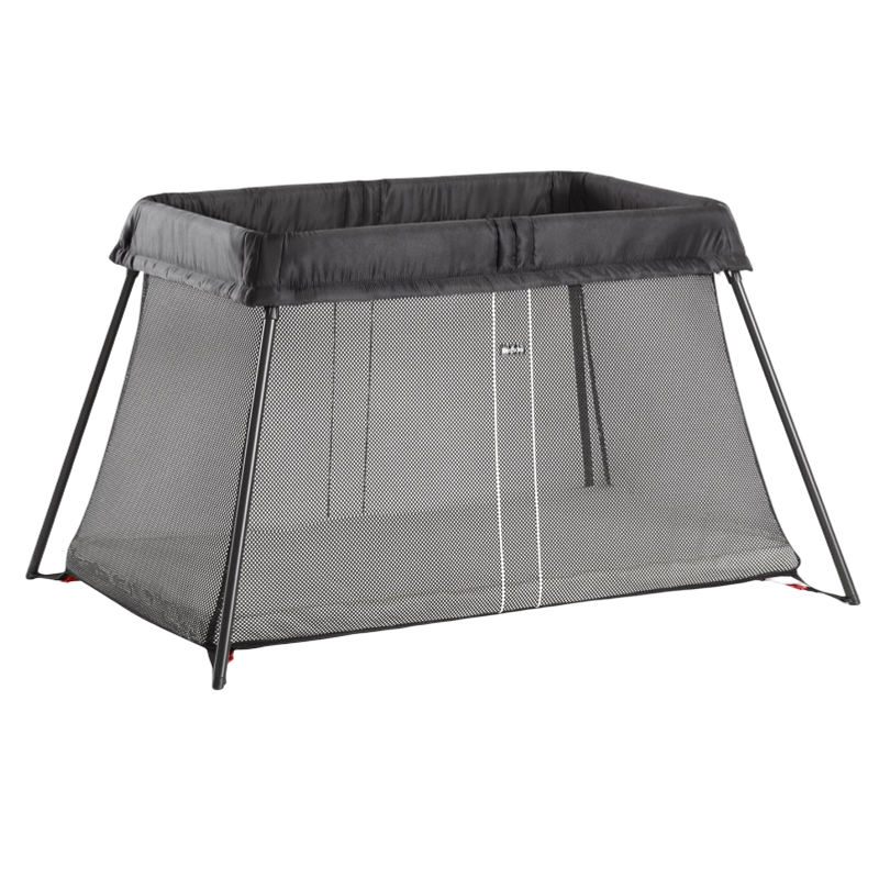BabyBjorn Travel Crib Light - Black, Mesh