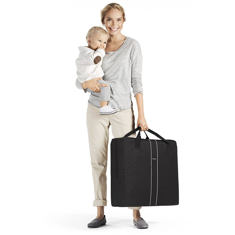 BabyBjorn Travel Crib Light - Silver, Mesh