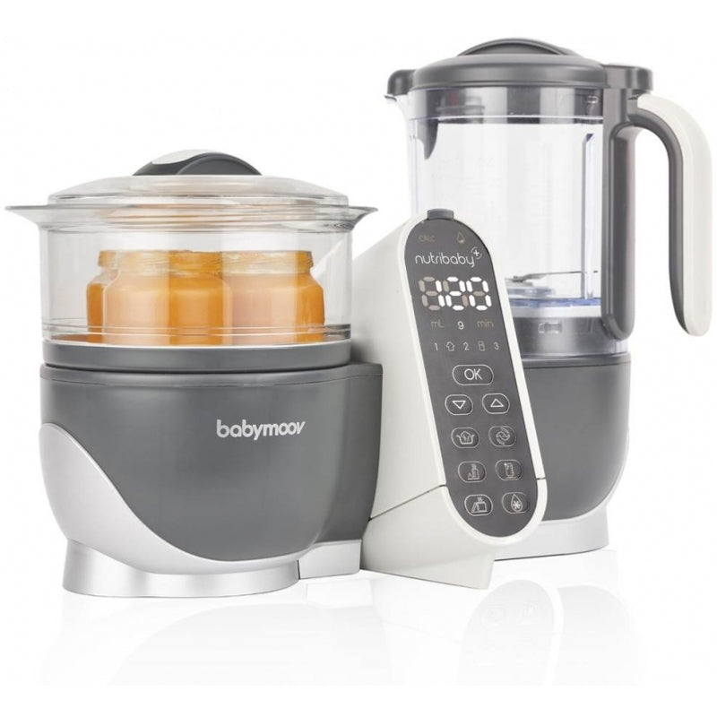 Babymoov Nutribaby+ Food Processor - Industrial Grey
