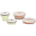 Babymoov 矽膠保鮮盒組（2 x 240ml + 2 x 400ml）