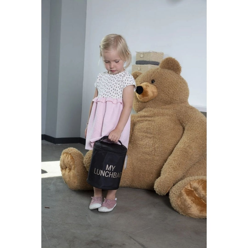 Childhome 我的帶保溫內襯午餐包 - 黑金