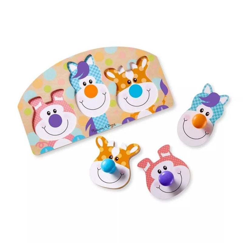 Melissa & Doug First Play Jumbo Knob Puzzle - Farm