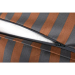 Nobodinoz Majestic Beanbag - Blue Brown Stripes