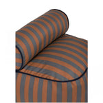 Nobodinoz Majestic Beanbag - Blue Brown Stripes