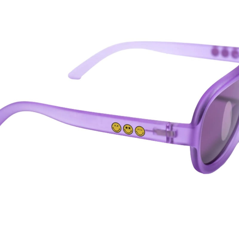 Smiley World Aviator Kids Sunglasses (3-5 yrs) - Purple / Wink