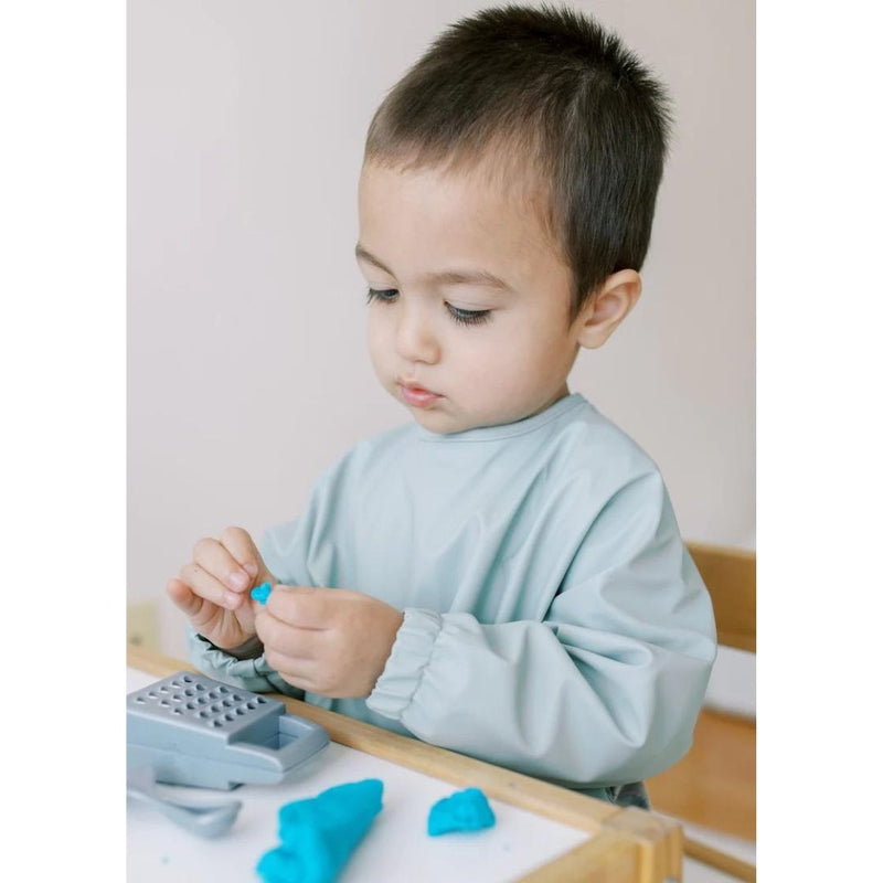 Milk It Baby Sleeved Bib - Seaform Green