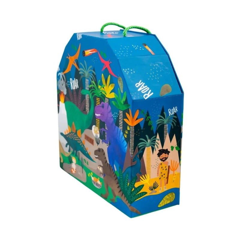 Floss & Rock Playbox with Wooden Pieces - Dinosaur