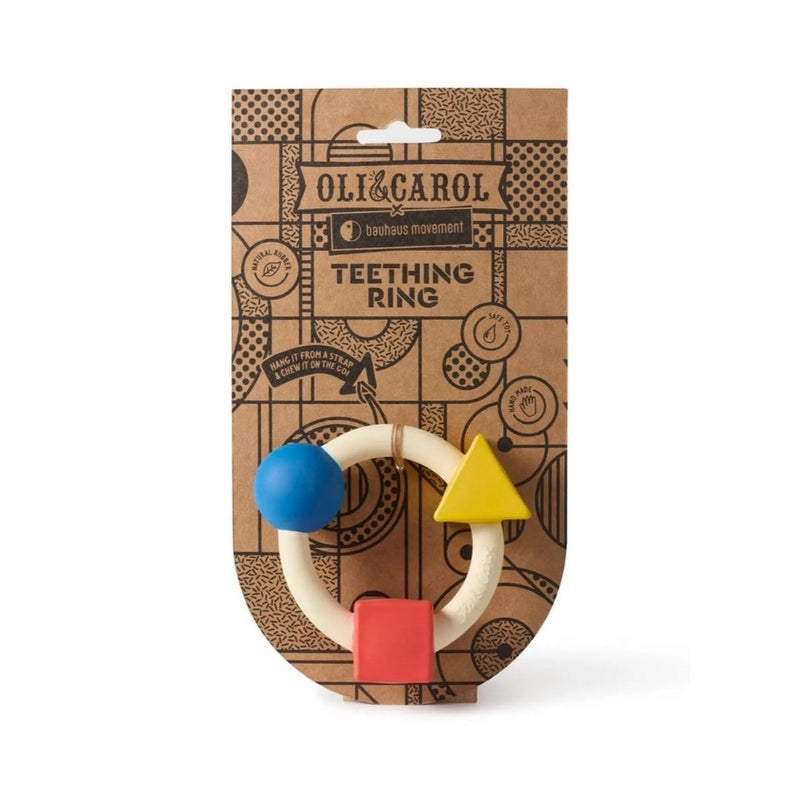 Oli&Carol Teether & Bath Toy - Bauhaus Movement Teething Ring