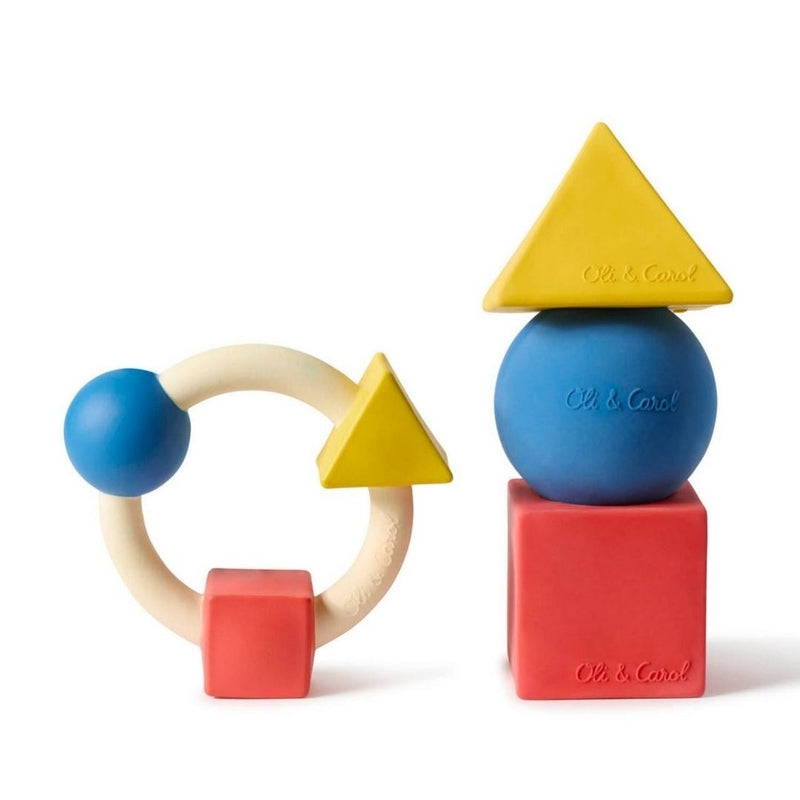 Oli&Carol Teether & Bath Toy - Bauhaus Movement Teething Ring