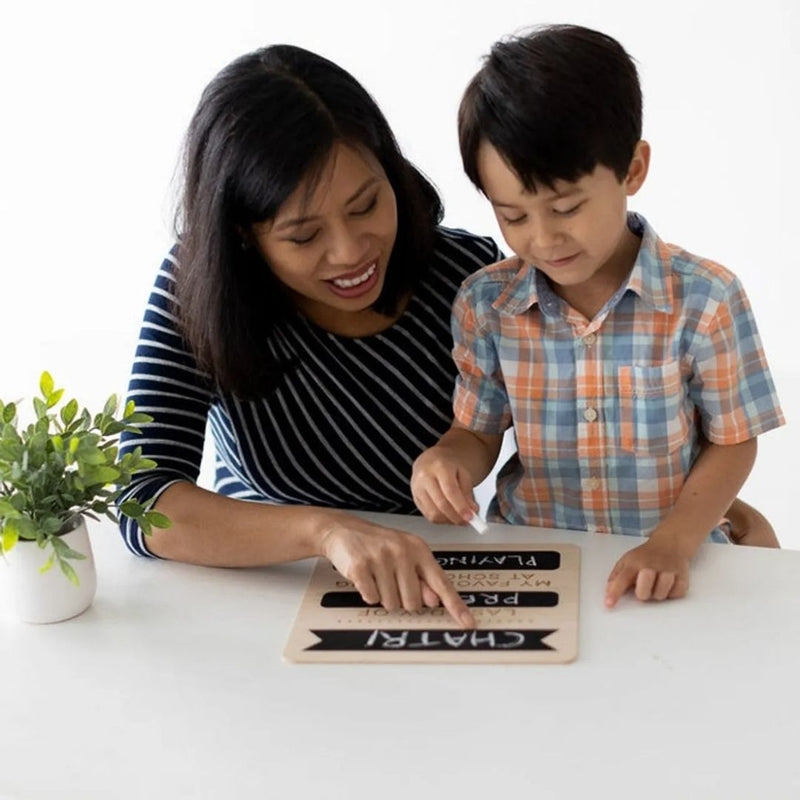 Pearhead First & Last Day Wooden Chalkboard