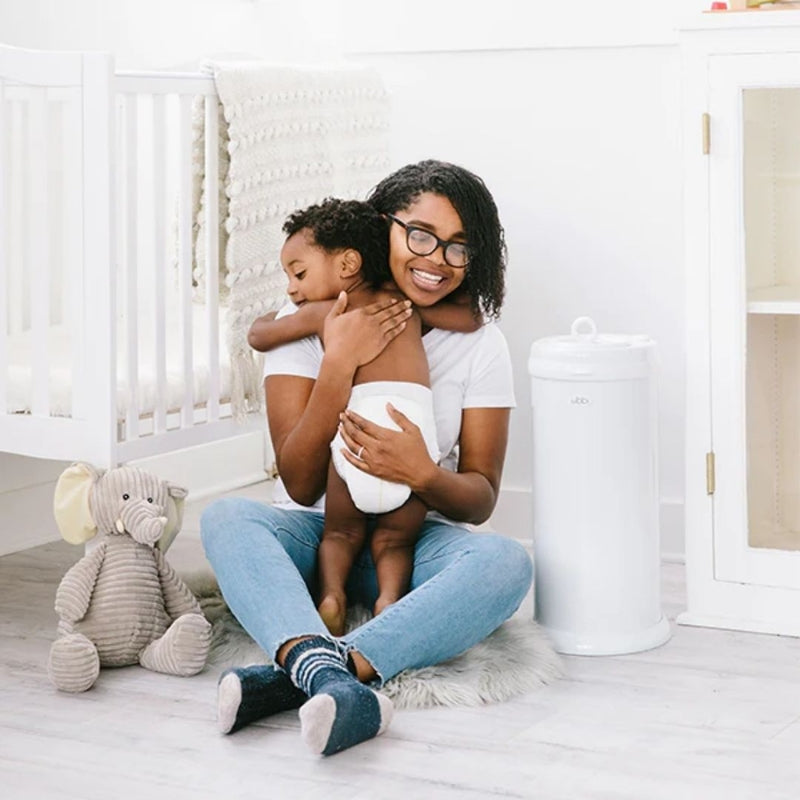 Ubbi Diaper Pail - Matte White
