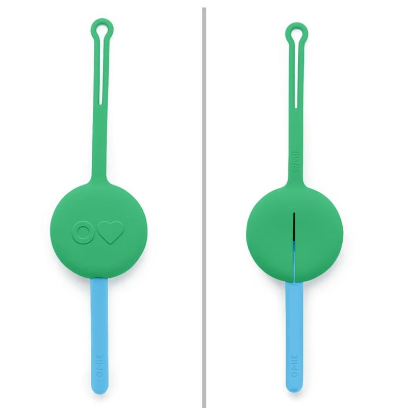 OmieBox OmiePod Fork, Spoon + Pod Set V2 - Mint Green