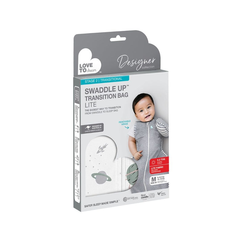 Love to Dream Swaddle UP 50/50 Transition Bag DESIGNER LITE Space 0.2 Tog