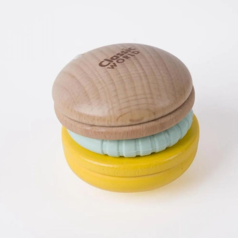 Classic World Rattle Macaroon