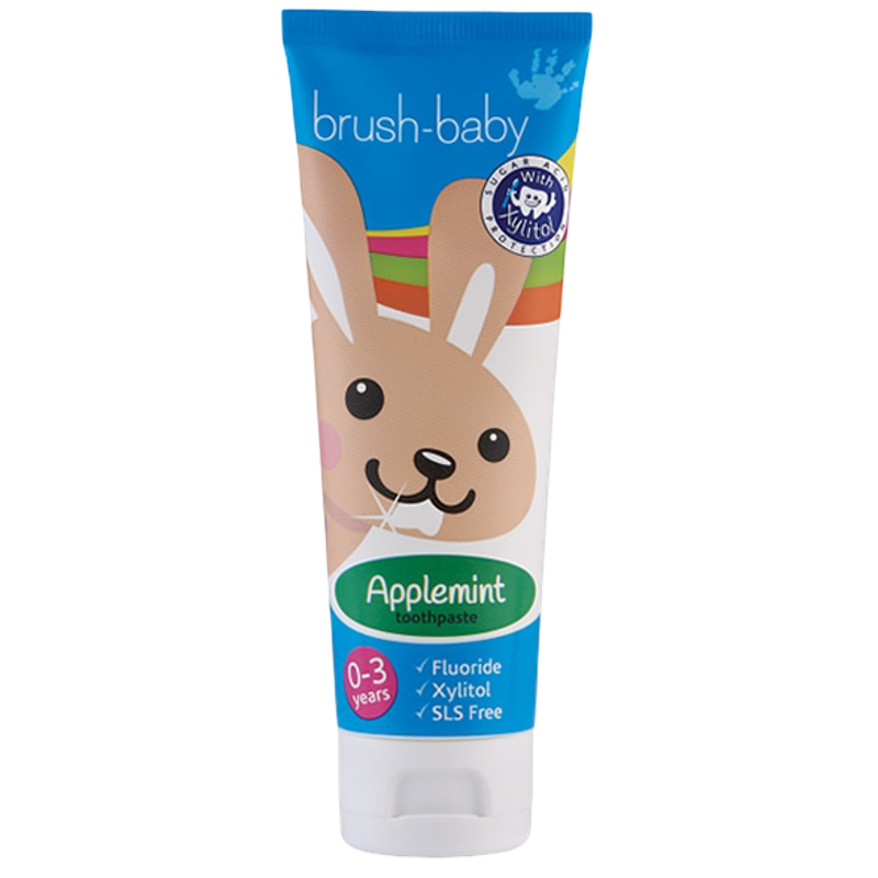 Brushbaby Baby & Toddler Toothpaste (0-3yrs) - Applemint