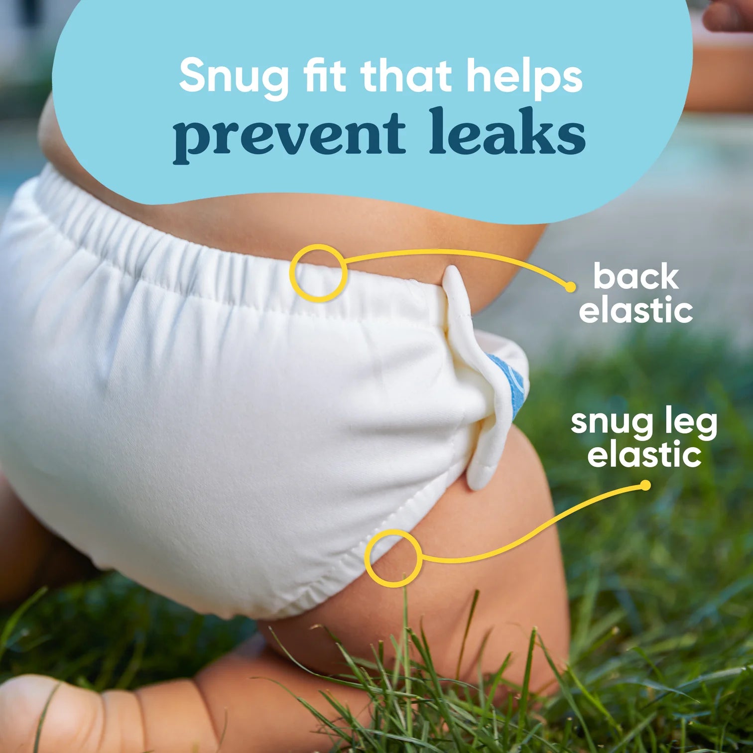 Charlie Banana Reusable Swim Diaper Snaps - Hello Sunshine