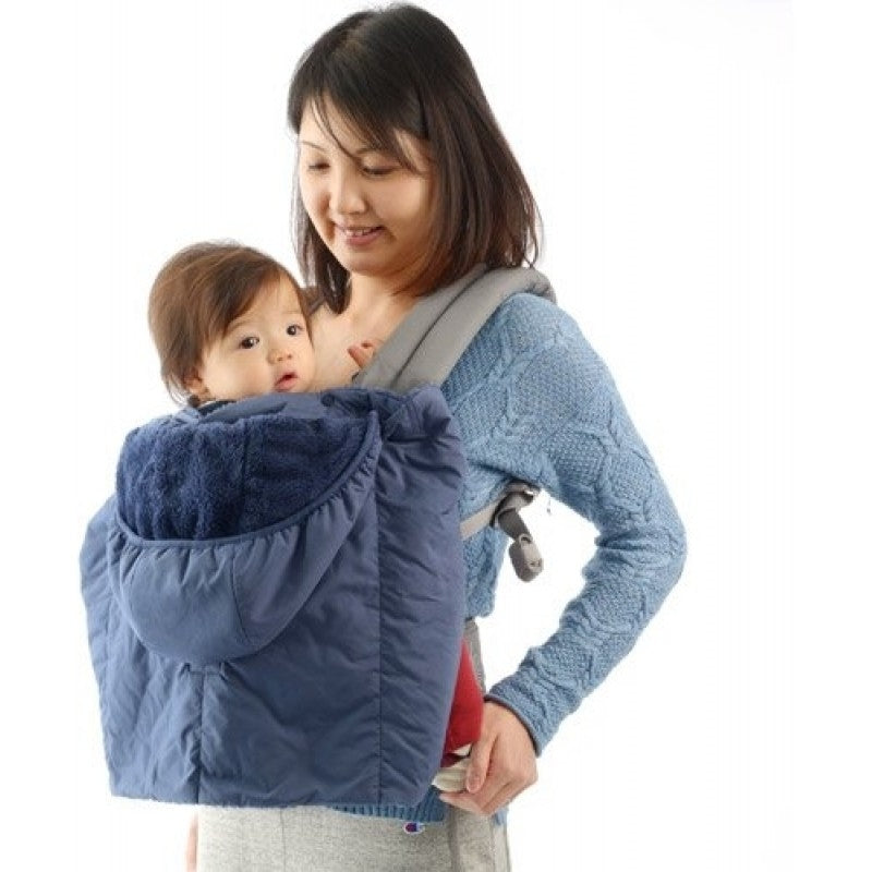 Dadway 冬季多胞胎嬰兒披風 - 藍色