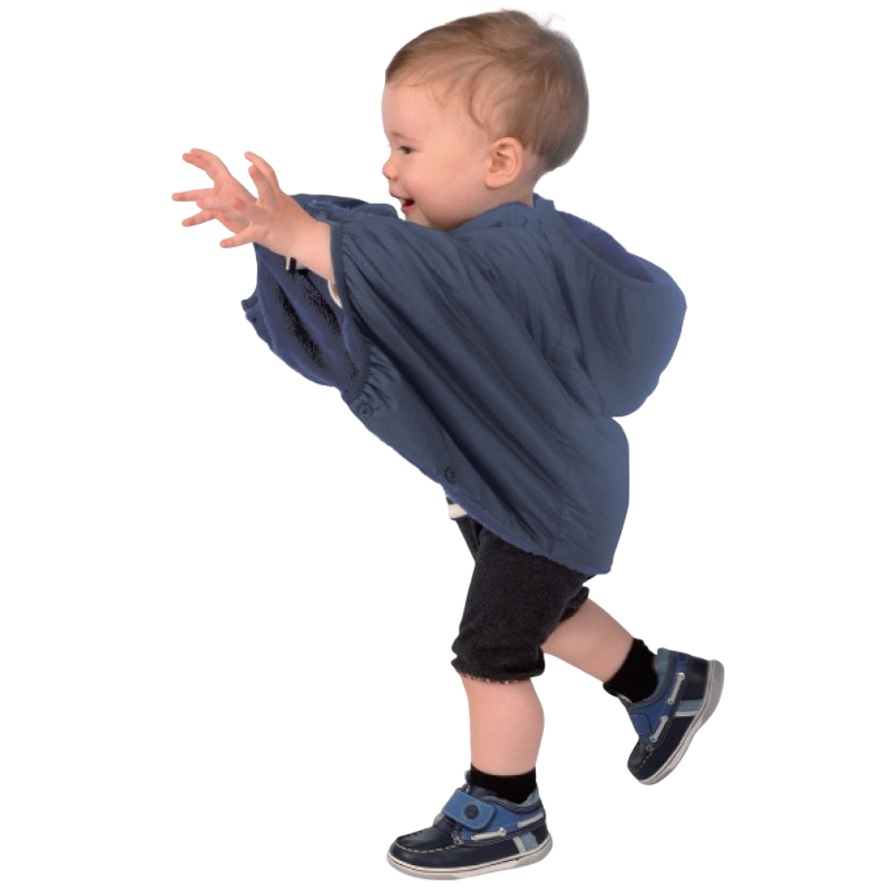 Dadway Winter Multiple Baby Poncho - Bue