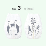 Parasol Clear+Dry Natural Diapers Size 3/M - 32x4pcs