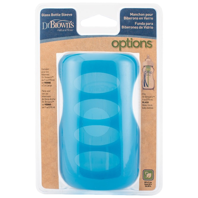 Dr Brown's Wide-Neck Glass Bottle Sleeve 9oz