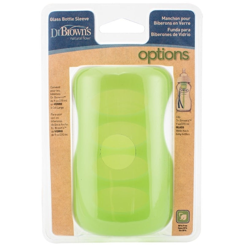 Dr Brown's Wide-Neck Glass Bottle Sleeve 9oz