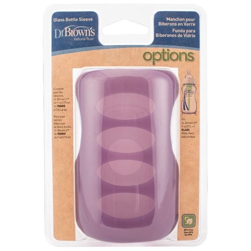 Dr Brown's Wide-Neck Glass Bottle Sleeve 9oz