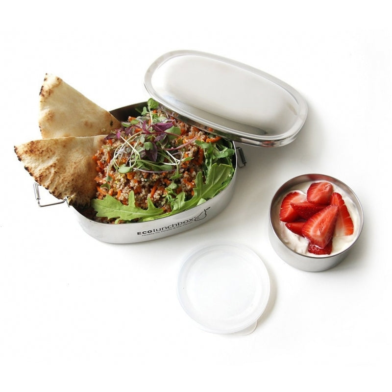 ECOlunchbox Oval & No-Leak Cup (2-Piece Set)