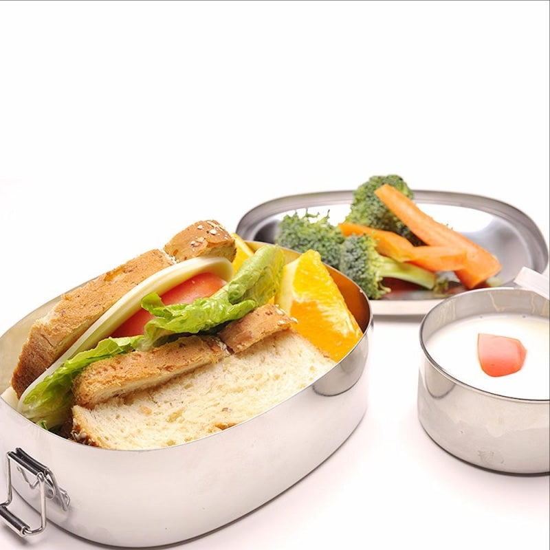 ECOlunchbox Oval & No-Leak Cup (2-Piece Set)