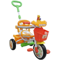Baby Star 小熊維尼三輪車（附推桿和護欄）