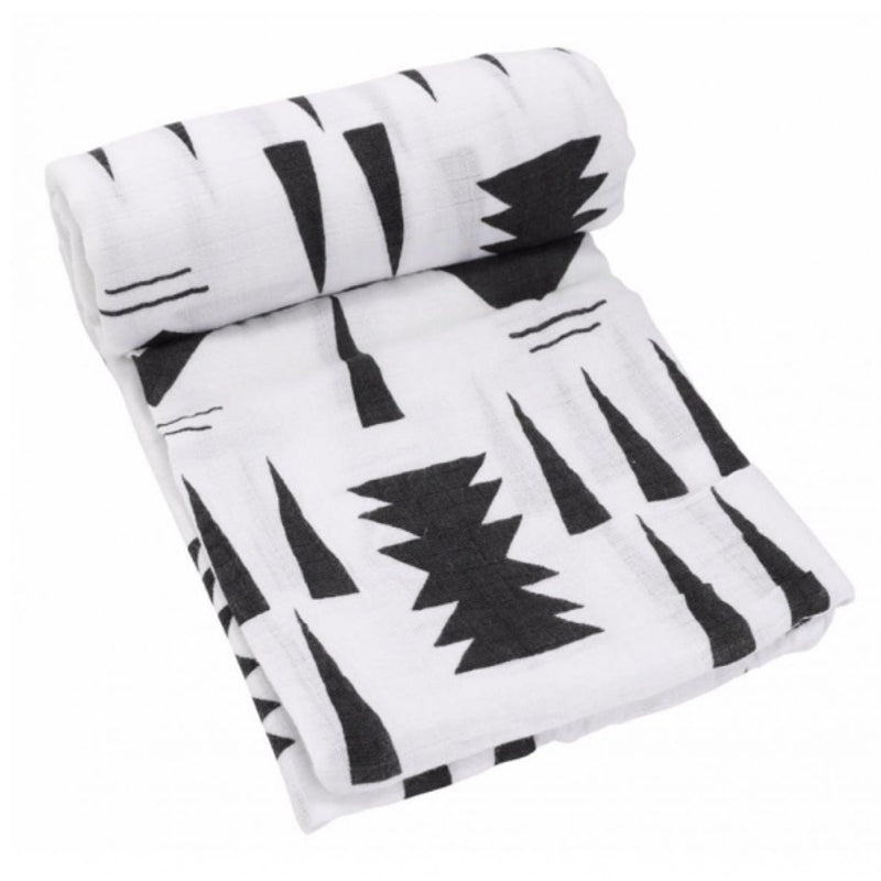 Chloe & Oli Classic Muslin Swaddle 1-Pack - Geometric Dreams