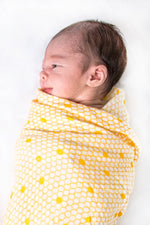 Malabar Baby Organic Muslin Swaddle 2-Pack - Busy Bees