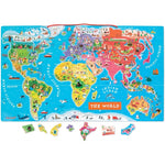Janod Magnetic World Puzzle English