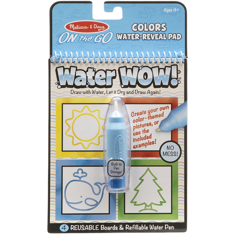 Melissa & Doug Water WOW! Water Reveal Pad - Colors & Shapes