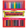 Melissa &amp; Doug 三角蠟筆 - 24支裝