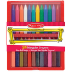 Melissa &amp; Doug 三角蠟筆 - 24支裝