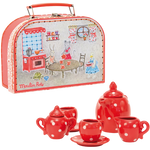 Moulin Roty La Grande Famille Tea Set 20x14cm