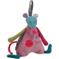 Moulin Roty Les Jolis Pas Beaux Hanging Musical Pullstring Mouse 22cm
